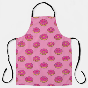Erdbeeren Donut mit Sprinklen-Cartoon Schürze