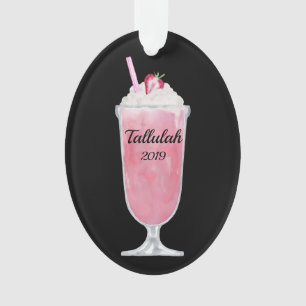 Erdbeeren Eis Creme Soda Personalisiert Ornament