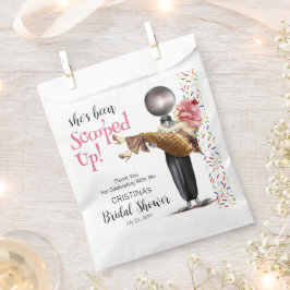 Erdbeeren-Eiscreme-Brautparty Geschenktütchen