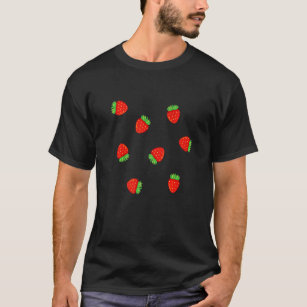Erdbeeren Erdbeeren Früchte Sommer Apfelwein T-Shirt
