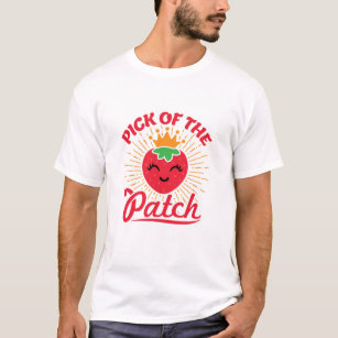 Erdbeeren-Erdbeeren-Kick des Pflasters T-Shirt