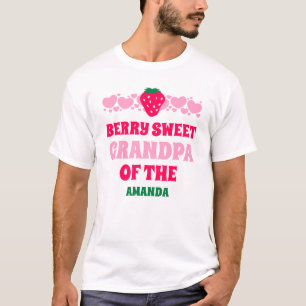 Erdbeeren Erste Geburtstagsfeier Opa T-Shirt