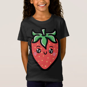 Erdbeeren Face Berry Fruitarian Erdbeeren Frucht T-Shirt