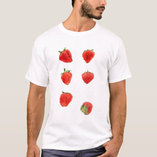 Erdbeeren Fallender Mens-T - Shirt