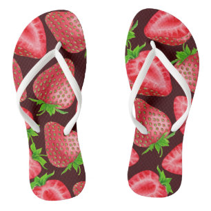 Erdbeeren Flip Flops