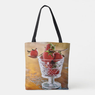 Erdbeeren für Dessert Tote Bag