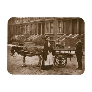 "Erdbeeren - ganz reif, ganz reif! ", 1876-78 Magnet