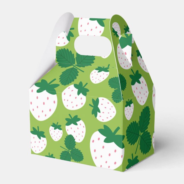 Erdbeeren - Gefälligkeitsbox Geschenkschachtel (Vorderseite)
