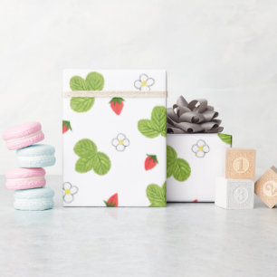 Erdbeeren Geschenkpapier