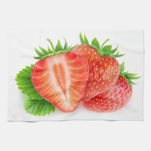 Erdbeeren Geschirrtuch