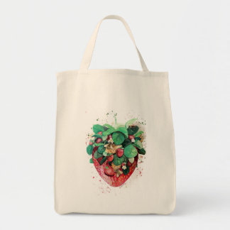 Erdbeeren Grocery Tasche