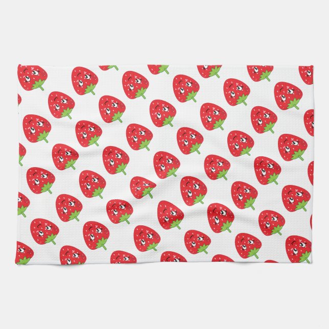 Erdbeeren Handtuch (Horizontal)