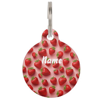Erdbeeren Haustiermarke