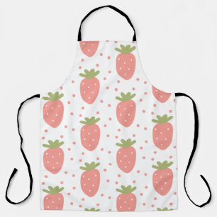 Erdbeeren-Hintergrund für Früchte Schürze