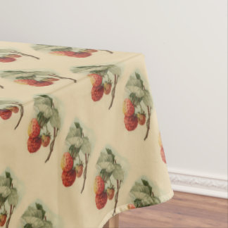 Erdbeeren im Vintage-Muster Tischdecke