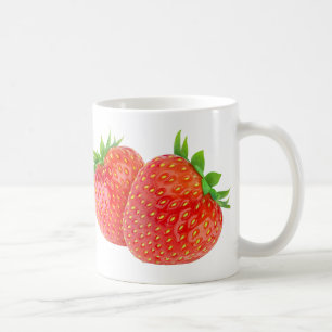 Erdbeeren Kaffeetasse
