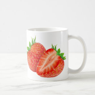 Erdbeeren Kaffeetasse