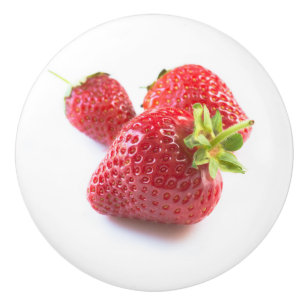 Erdbeeren Keramikknauf