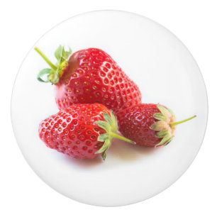 Erdbeeren Keramikknauf