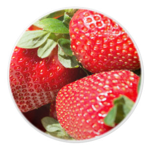 Erdbeeren Keramikknauf