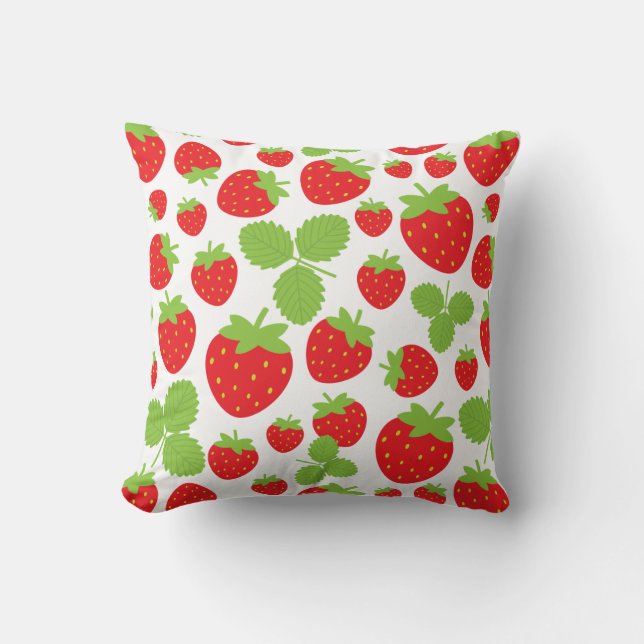 Erdbeeren-Kissen Kissen (Vorderseite)
