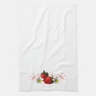Erdbeeren Küchentuch