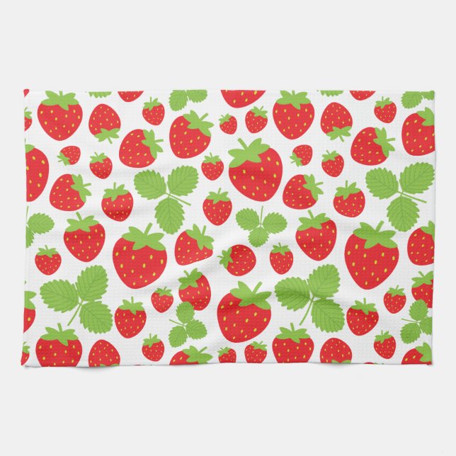 Erdbeeren Küchentücher (Horizontal)