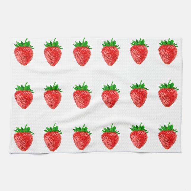 Erdbeeren Küchentücher (Horizontal)