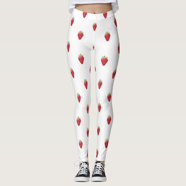 Erdbeeren-Leggings Leggings (Vorderseite)
