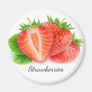 Erdbeeren Magnet