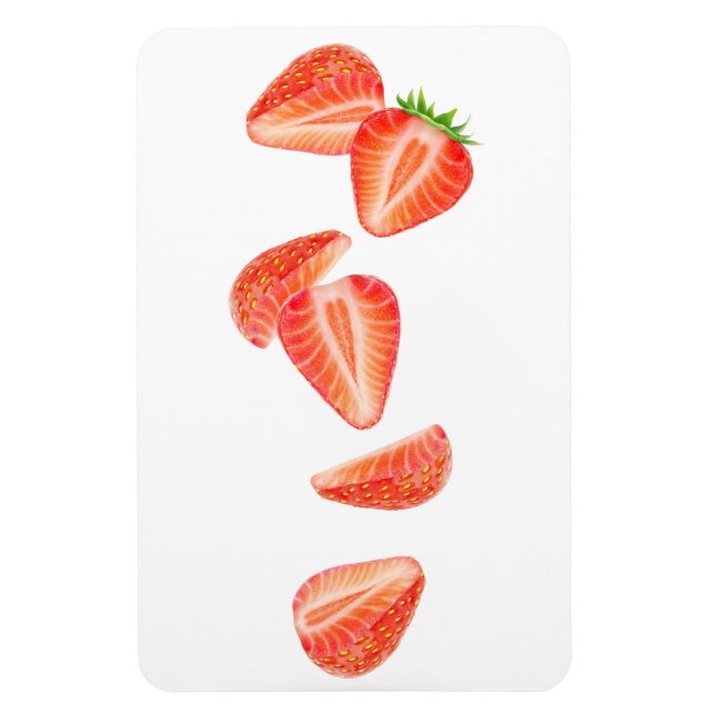Erdbeeren Magnet (Vertikal)