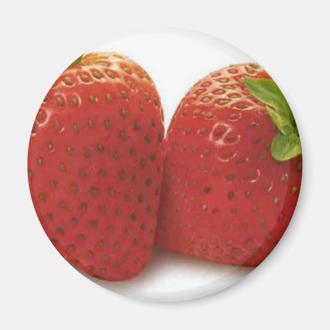 Erdbeeren Magnet (Vorne)