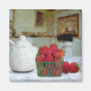 Erdbeeren Magnet