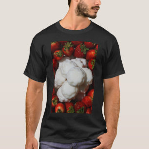 Erdbeeren mit Marshmellow Plätzchen-T - Shirt