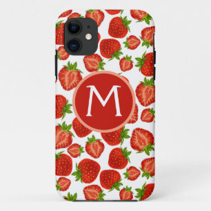 Erdbeeren mit Monogramm Erdbeere iPhone-Hülle Case-Mate iPhone Hülle
