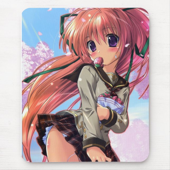 Erdbeeren Mousepad (Vorne)