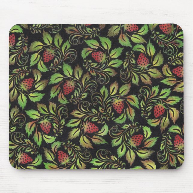Erdbeeren Mousepad (Vorne)