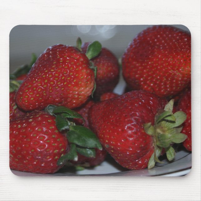 Erdbeeren Mousepad (Vorne)