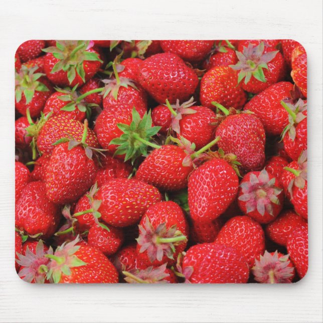 Erdbeeren Mousepad (Vorne)