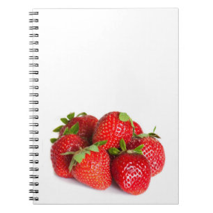 Erdbeeren Notizblock
