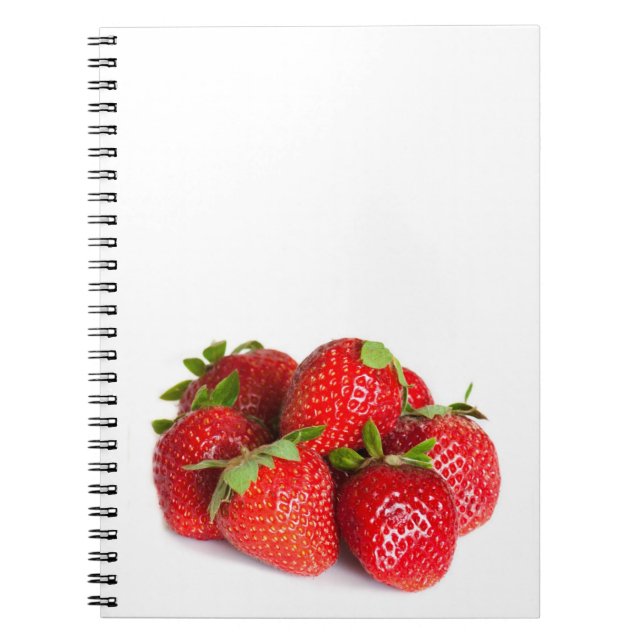 Erdbeeren Notizblock (Vorderseite)