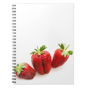 Erdbeeren Notizblock