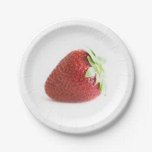 Erdbeeren Pappteller