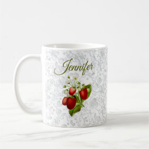 Erdbeeren Personalisierte Kaffeetasse