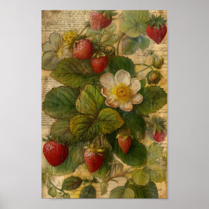 Erdbeeren Poster