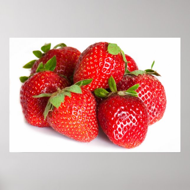 Erdbeeren Poster (Vorne)
