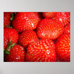 Erdbeeren-Poster Poster