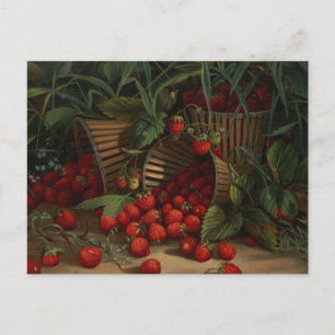 Erdbeeren Postkarte