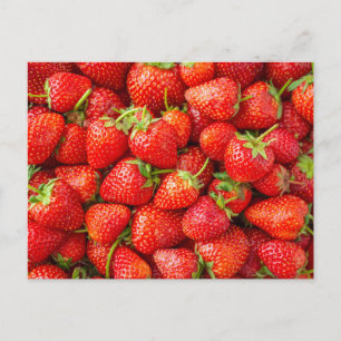 Erdbeeren Postkarte