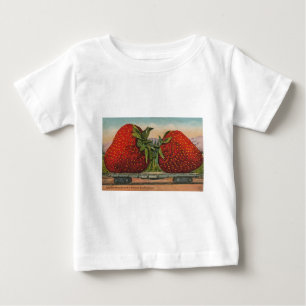Erdbeeren Riesen Antike Früchte Spaß Baby T-shirt